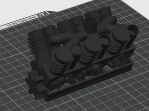 V6 F1 Engine Fugit Toy 