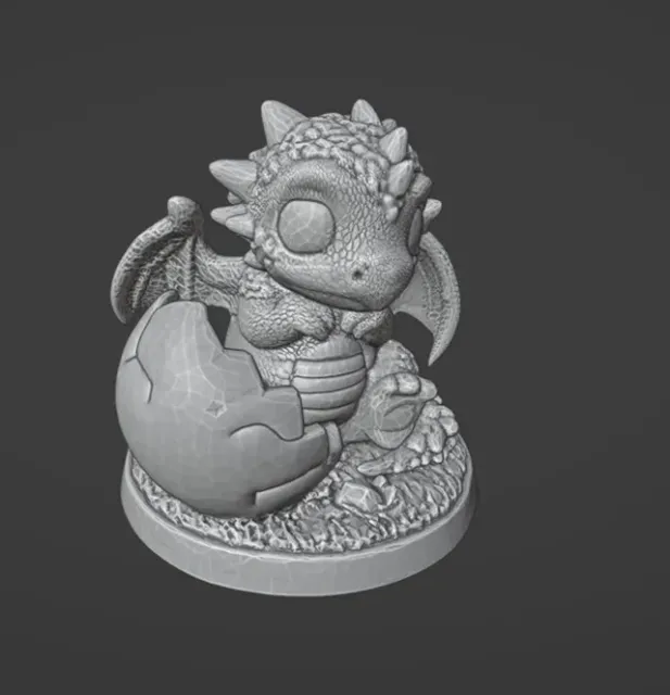 DnD Baby Dragon Hatchling | Fantasy RPG Miniature — Фото 4 из 17