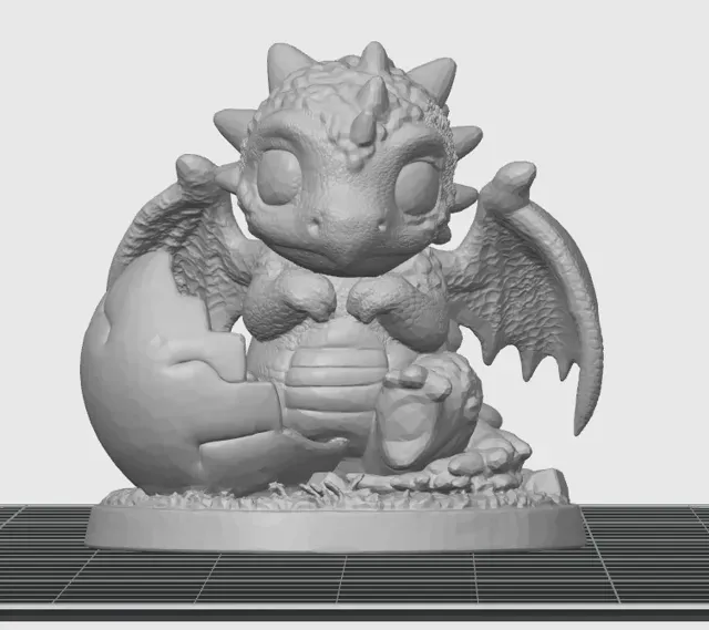 DnD Baby Dragon Hatchling | Fantasy RPG Miniature — Фото 6 из 17