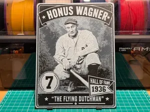 Honus Wagner Vintage Baseball Card