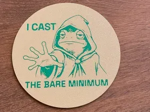 Funny DND Coaster / Frog / Game Night / Table /