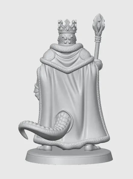 Coboldo Re/Imperatore D&D Miniature (48mm) — Фото 9 из 9