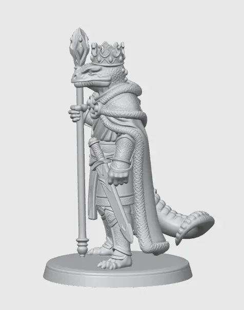 Coboldo Re/Imperatore D&D Miniature (48mm) — Фото 7 из 9
