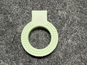 Snap-On Zipper Pull Extender - Large Textured Loop