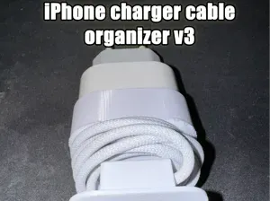 iPhone / iPad charger cable organizer v3