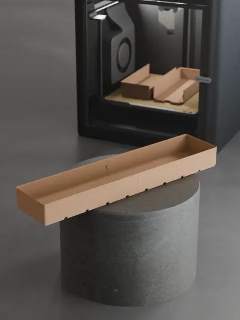Gridfinity 9x2 Bin (5U) A1 Mini Dovetail Split Fit — Фото 3 из 5
