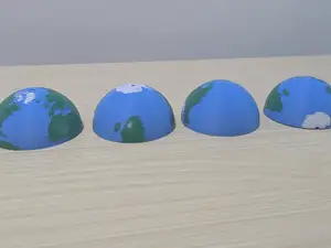 Earth's Hemispheres with magnets