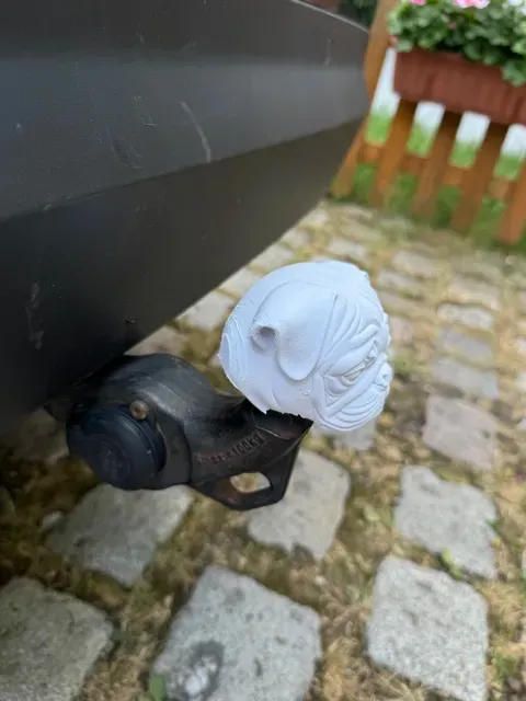 Cute Pug Tow Ball Cover - Dog Hitch Shield — Фото 4 из 6