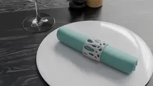 ReefGrip - A stylish napkin holder inspired by the intricate textures of coral reefs.