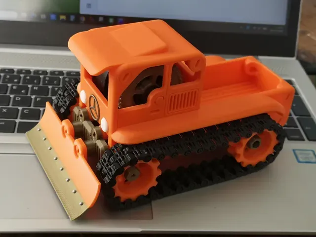 Chasse neige / Bulldozer à ressort - 100% 3D — Image 16 of 17