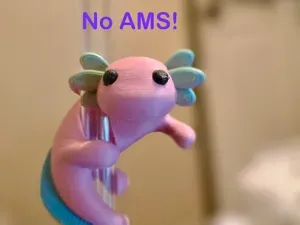 Axyl the Axolotl Straw Hugger