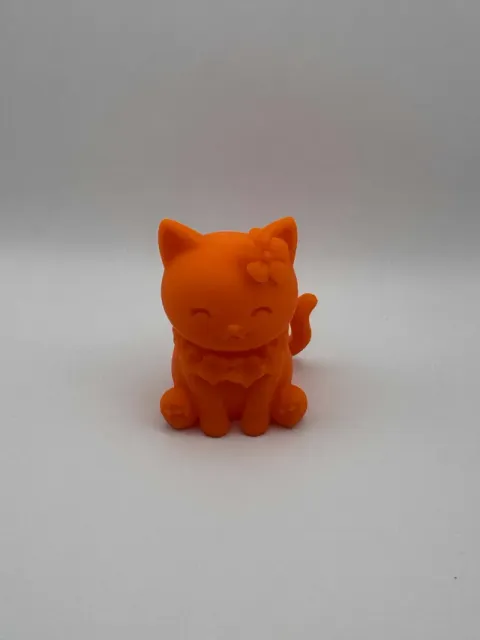 Hawaiian Cat – tropical chibi kitty figurine — Фото 9 из 9