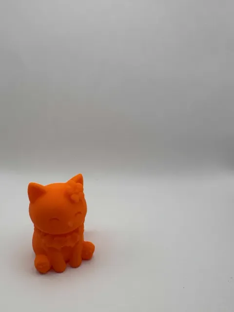 Hawaiian Cat – tropical chibi kitty figurine — Фото 3 из 9