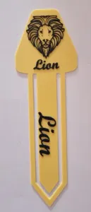 marque page zodiaque lion