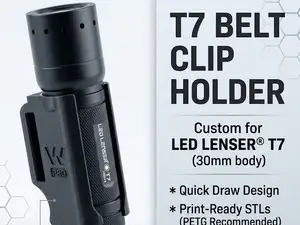 Ledlenser T7 / 30mm Flashlight Belt Holster