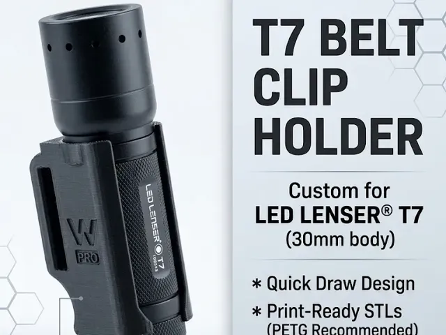 Ledlenser T7 / 30mm Flashlight Belt Holster