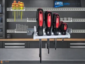Parkside Screwdriver Holder (DIN Rail)