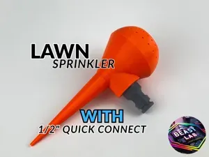 Lawn Garden Sprinkler with Gardena Quick Connector
