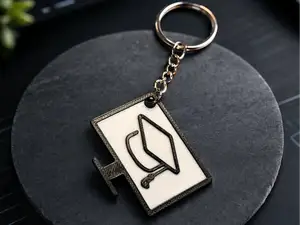 Computer Science Graduation Keychain -Academic Cap