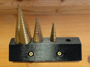 Step Drill Bit Holder / Wall Mount Organizer