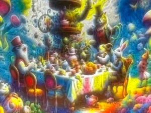 Inspired By Alice in wonderland Lithophane