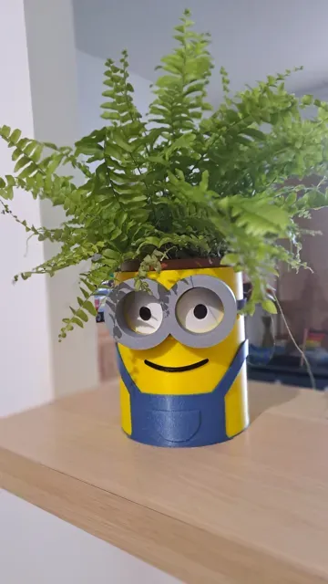 Pot de fleur Minion avec niveau d'eau — Image 5 of 5