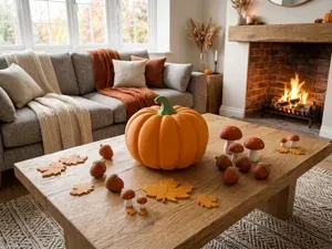 Autumn Mini Decor Bundle – Acorn & Maple Leaf