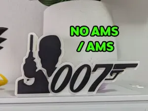 James bond 007 Logo / Sign (NO AMS/AMS)