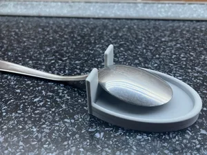 Minimalist Spoon Rest - Clean Kitchen Gadget