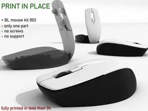 Print in Place Mouse - only one part Kit002
