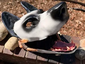 Realistic Wolf/Werewolf Mask Base with Jaw