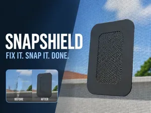 SnapShield–Click-Snap Mosquito Screen Repair Patch