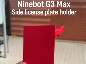 Ninebot G3 Seiten-Kennzeichenhalter