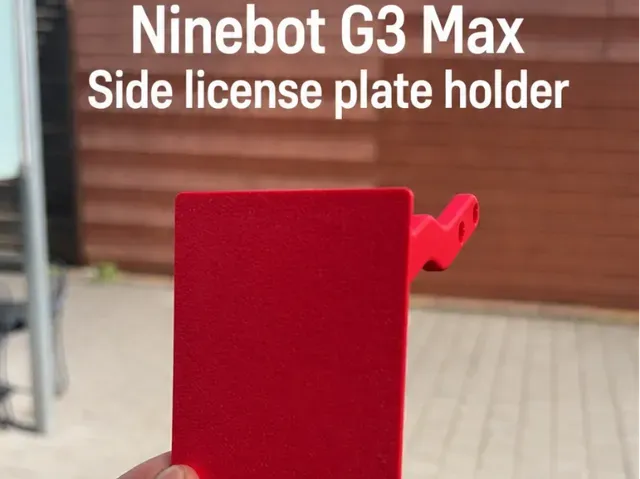 Ninebot G3 Seiten-Kennzeichenhalter
