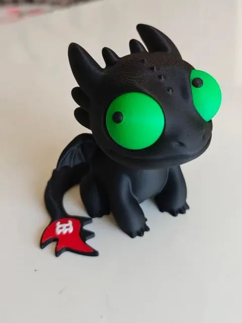 Goofy series – TOOTHLESS dragon Movable Eyes NOAMS — Фото 7 из 7