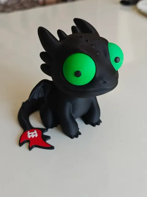 Goofy series – TOOTHLESS dragon Movable Eyes NOAMS — Фото 5 из 7