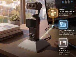 Insta360 Luna 2-in-1 Charging & Data Desktop Dock