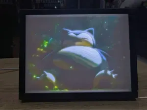 Snorlax Lithophane for CMYK LED Board