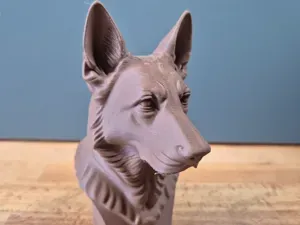 German Shepherd bust