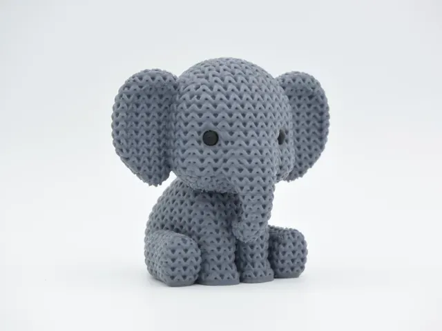Knitted Elephant