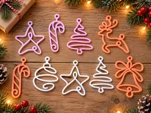 MakerWorld – Christmas Line Art Ornaments