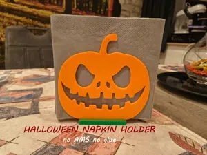 Halloween Pumpkin Napkin Holder