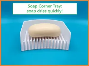 Soap Corner Tray with Drainage