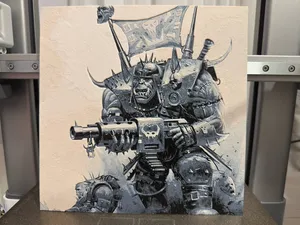 Orks Shoota Boyz WH40K - HueForge poster