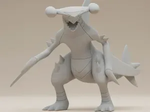 Pokemon Garchomp n.pokedex 445: tipe Dragon/Ground