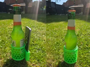 Parametric Beach Sand Station–Drink & Phone Holder