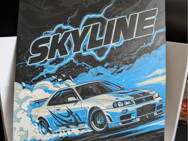 Hueforge Nissan Skyline