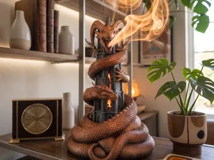 Dragon Backflow Incense Burner STL