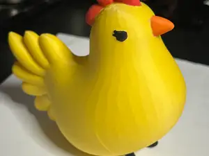 Chunky chicken figure