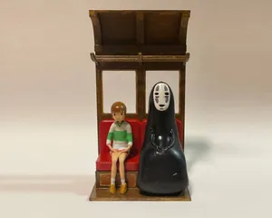 Spirited Away Train Diorama
